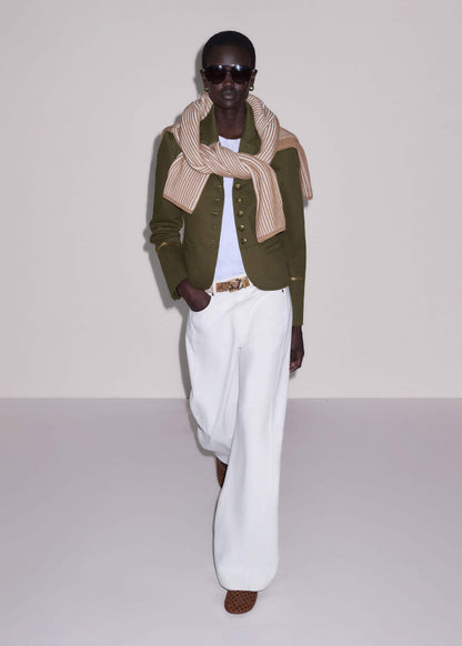 ME+EM Khaki Wear With Everything Fitted Utility Jacket