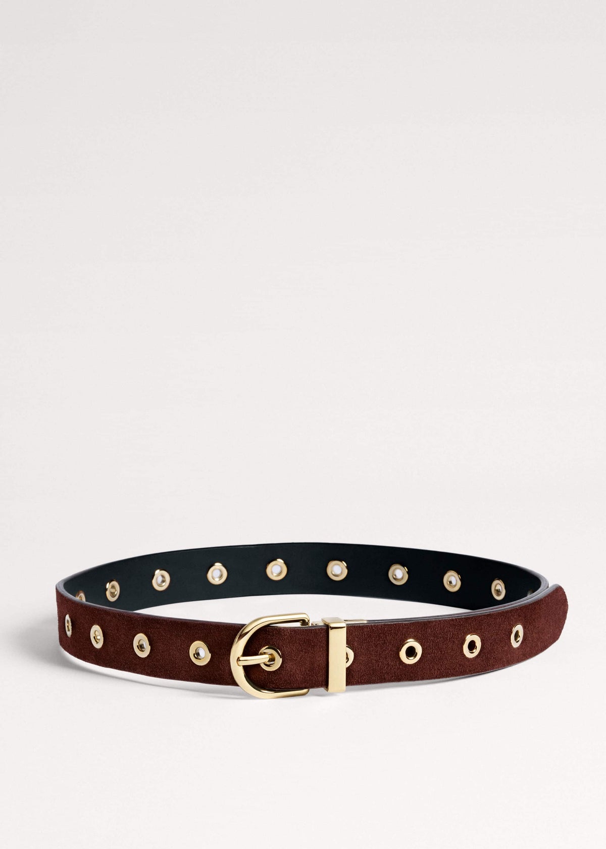 ME+EM Black Reversible Eyelet Belt
