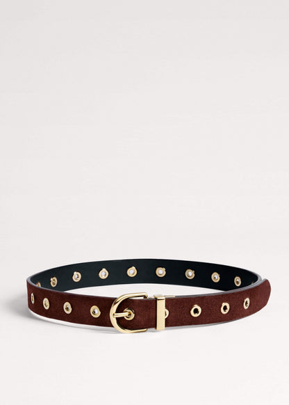 ME+EM Black Reversible Eyelet Belt