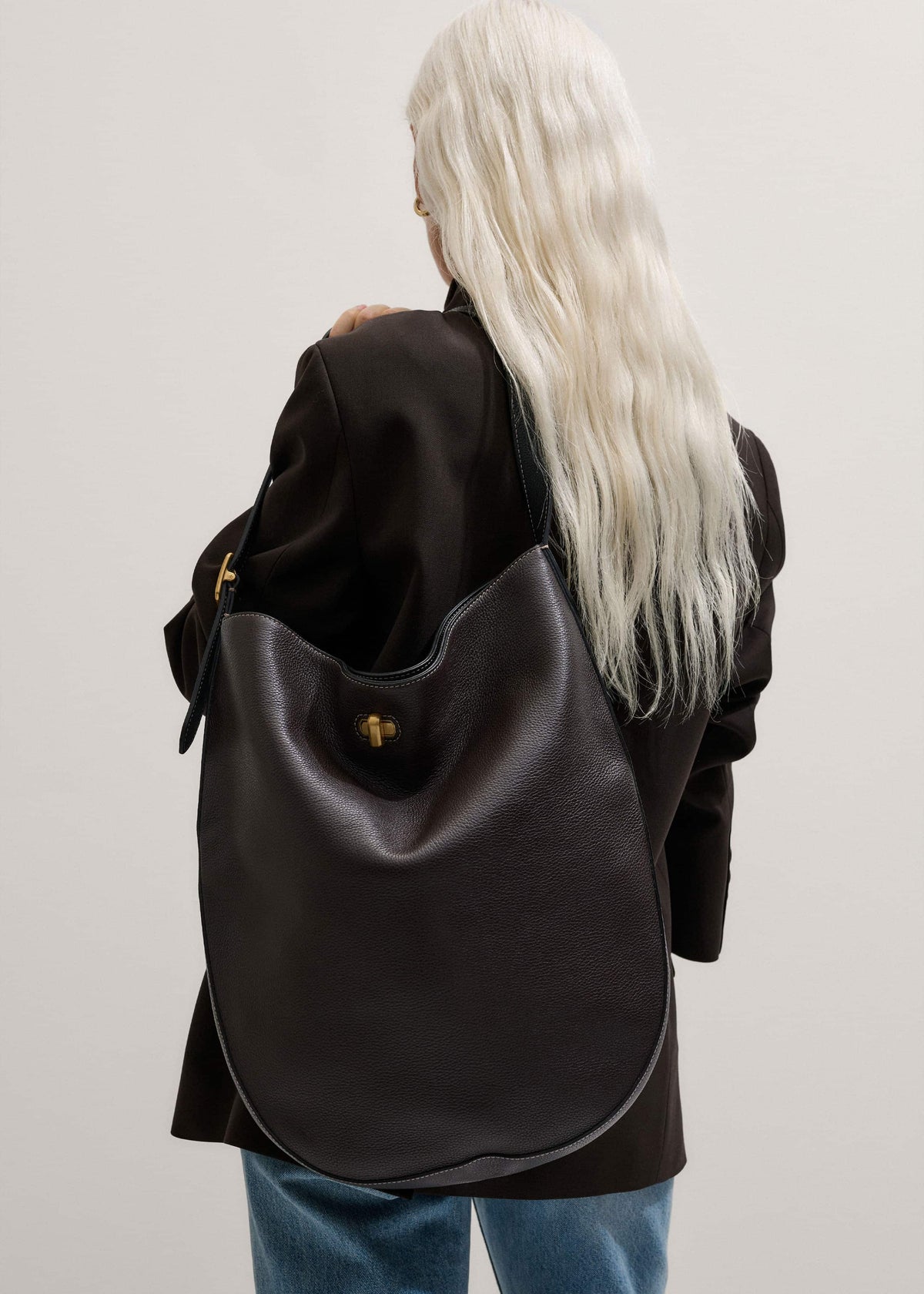 ME+EM Brown Clever Commuter Bag