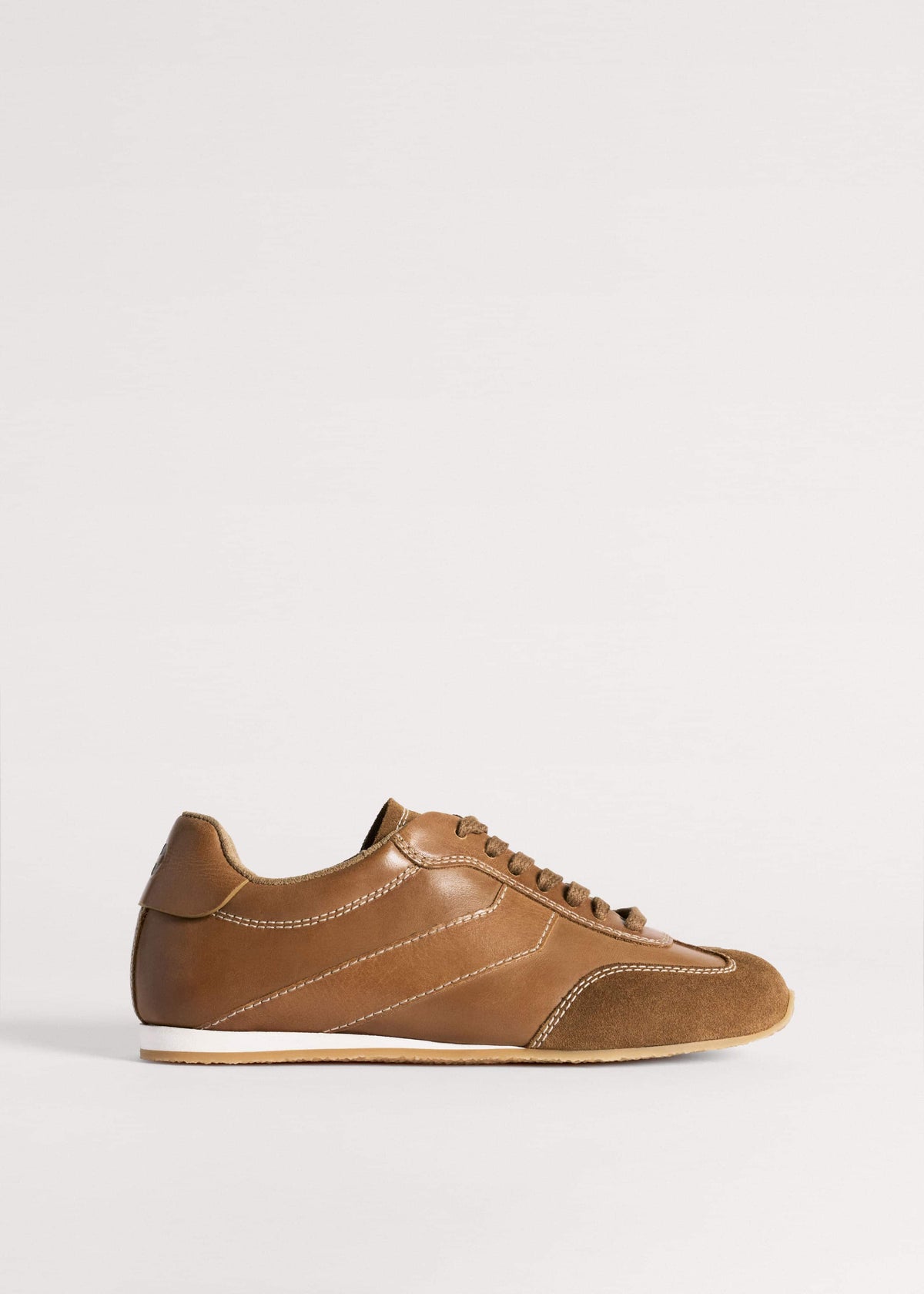 ME+EM Brown Retro Runner Sneaker
