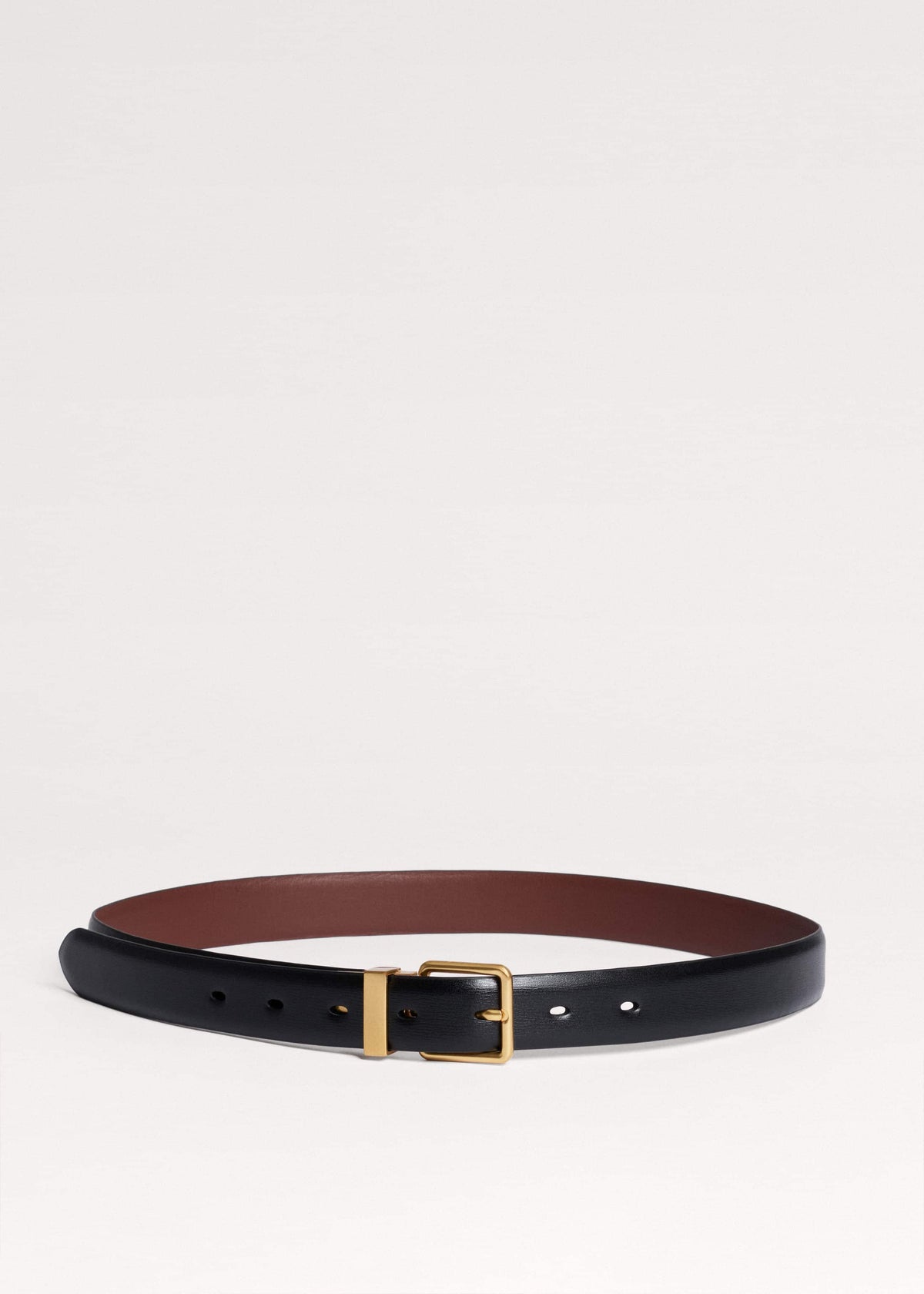 ME+EM Dark Cinnamon Reversible Belt