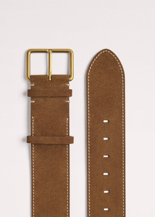 ME+EM Brown Wide Waist Belt