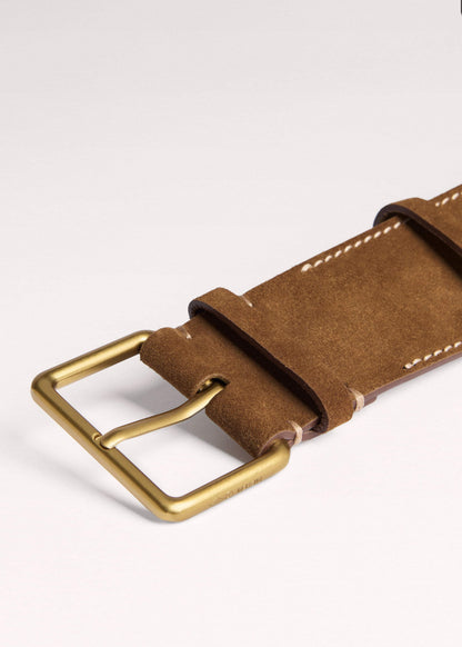 ME+EM Brown Wide Waist Belt