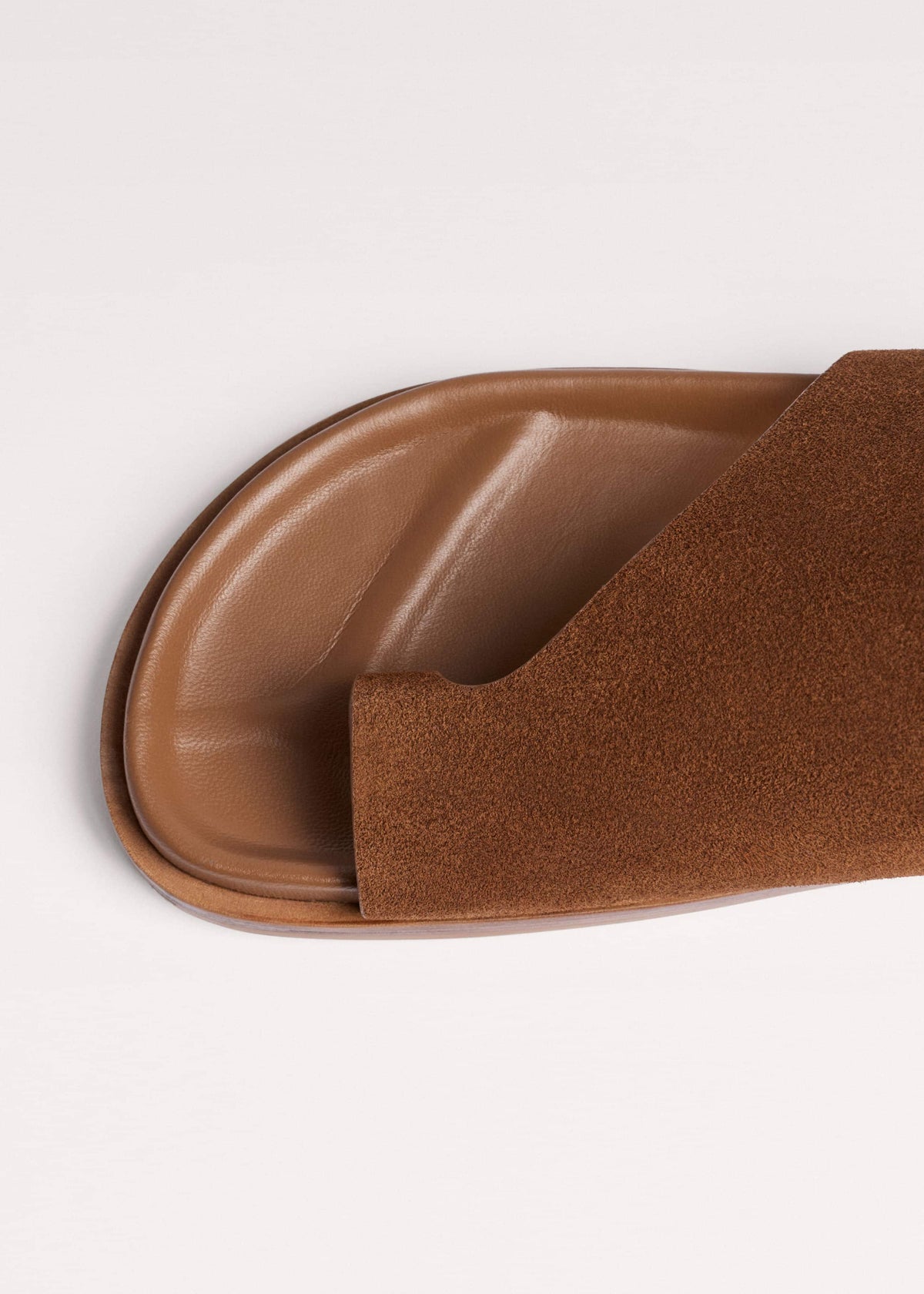 ME+EM Tan Brown Asymmetric Sandal