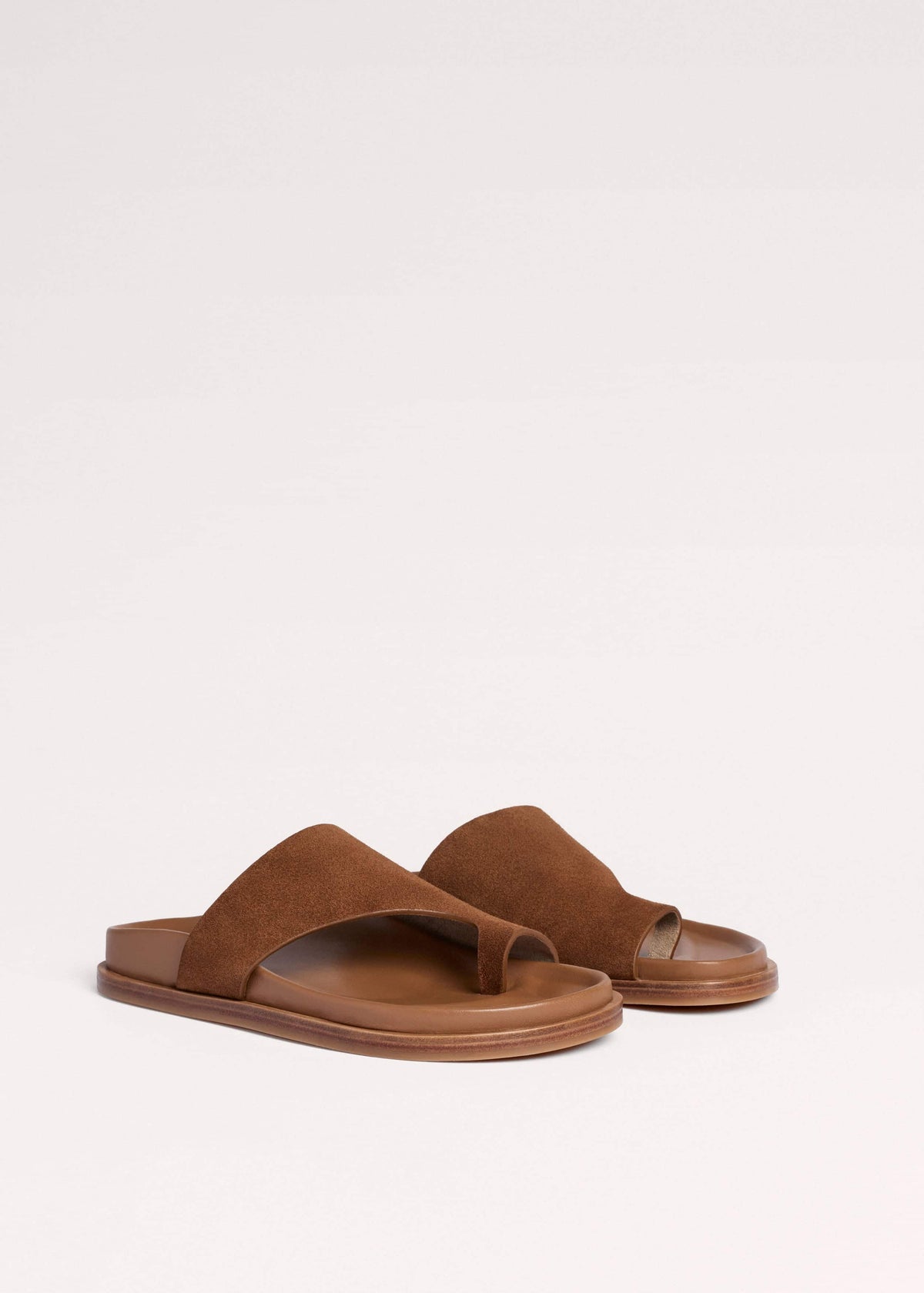 ME+EM Tan Brown Asymmetric Sandal