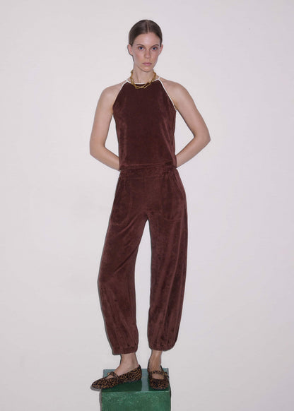 ME+EM Cinnamon Brown Relaxed Jogger Set