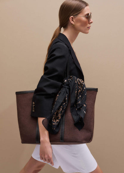 ME+EM Brown Reversible Tote