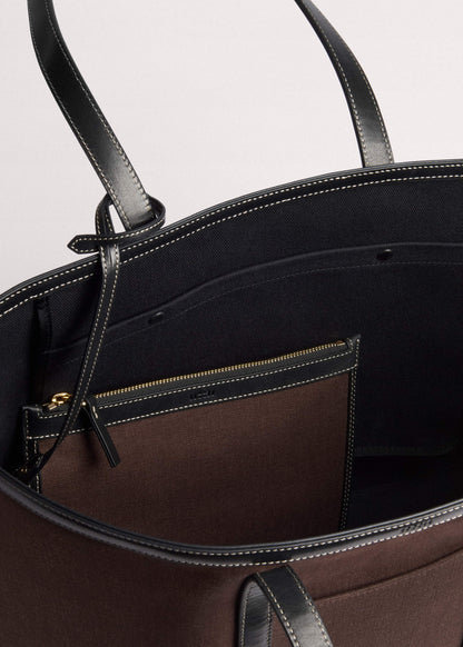 ME+EM Brown Reversible Tote