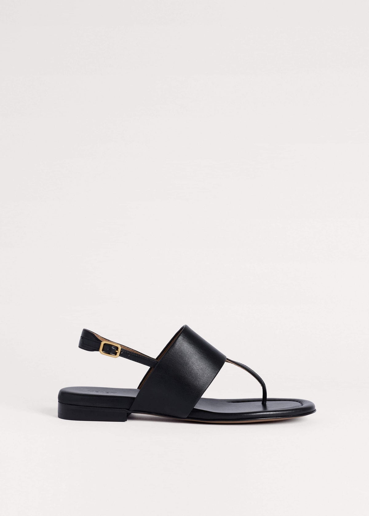 ME+EM Black Minimal Sandal