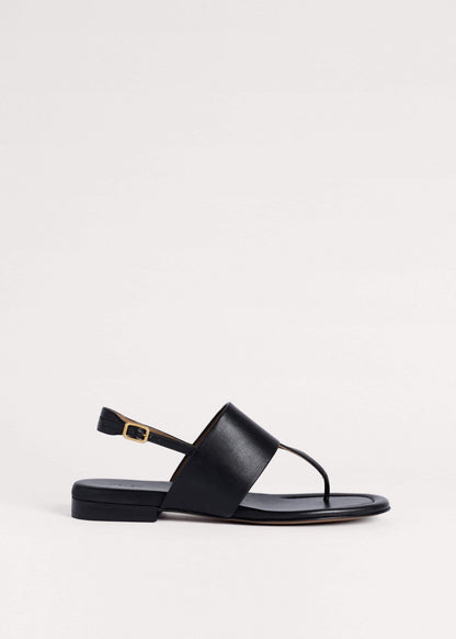ME+EM Black Minimal Sandal