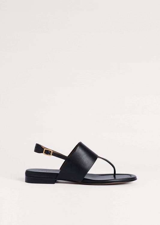 ME+EM Black Minimal Sandal