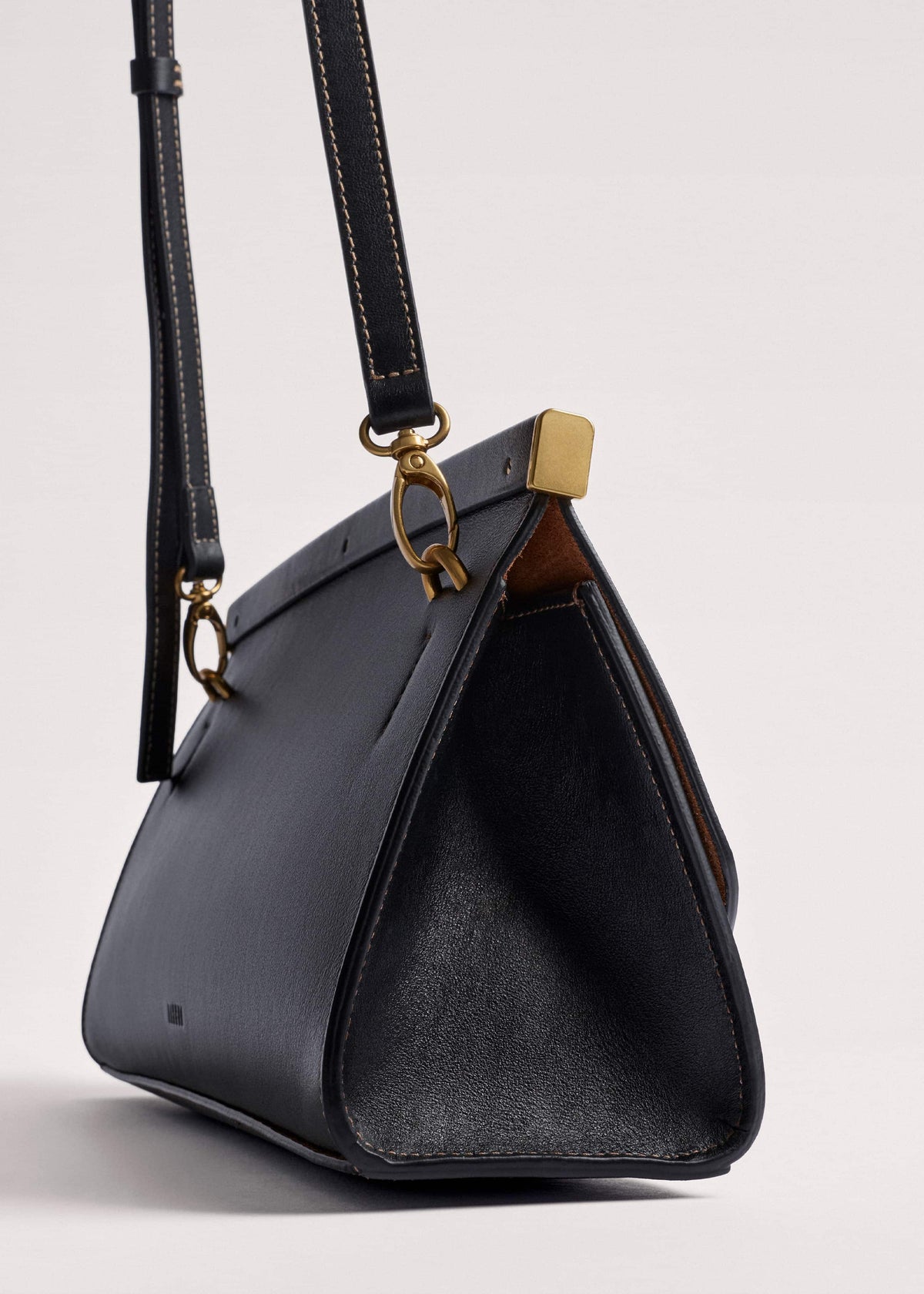 ME+EM Black Tailored Clutch Bag