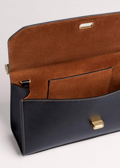 ME+EM Black Tailored Clutch Bag