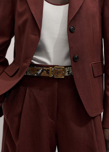 ME+EM Cinnamon Brown Icon Oversized Blazer Suit