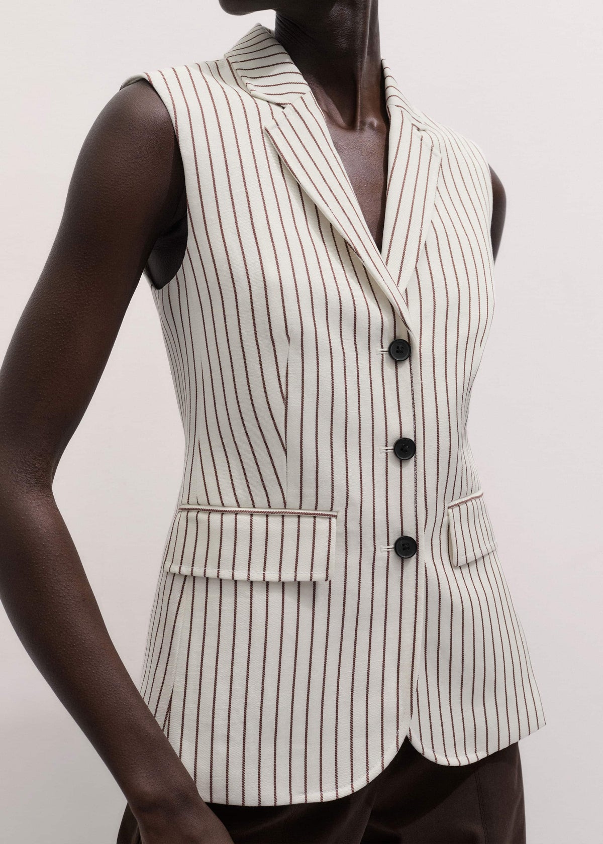 ME+EM Ivory Slim Vest