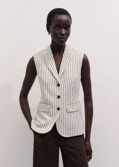 ME+EM Ivory Slim Vest