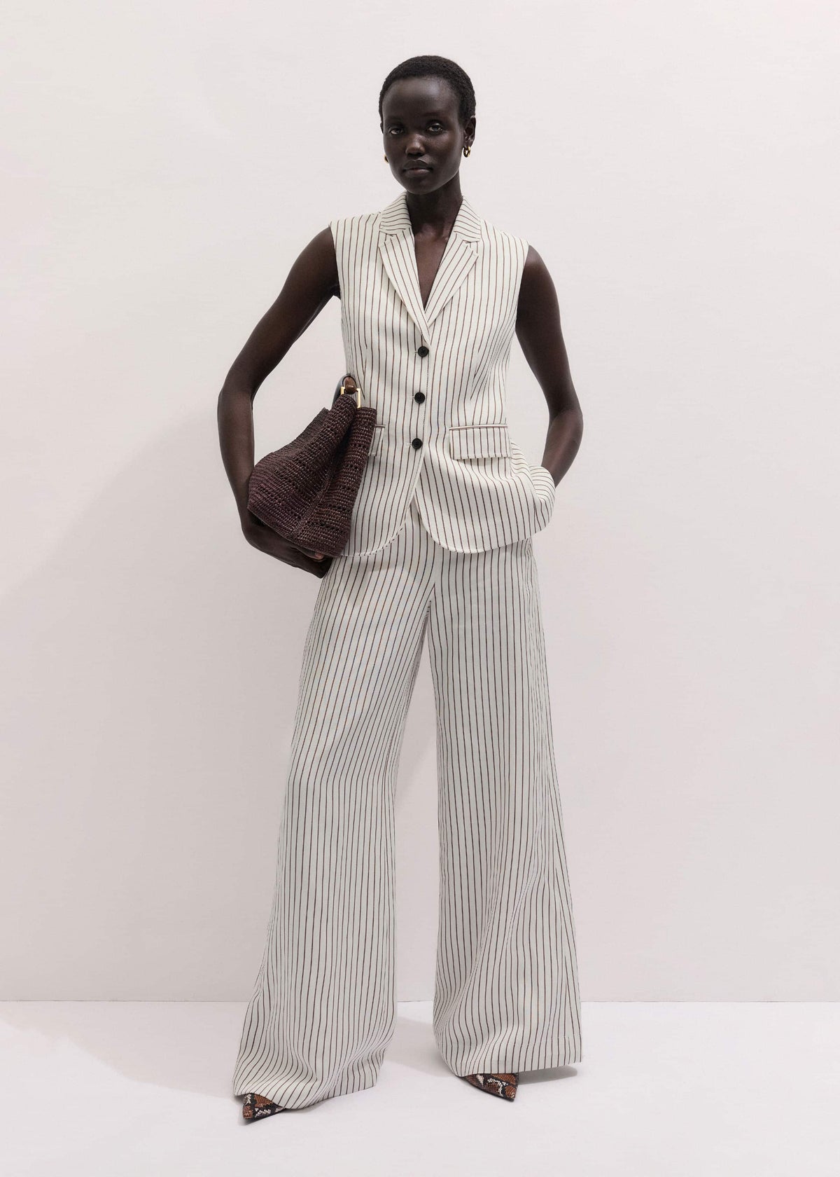 ME+EM Ivory Slim Vest