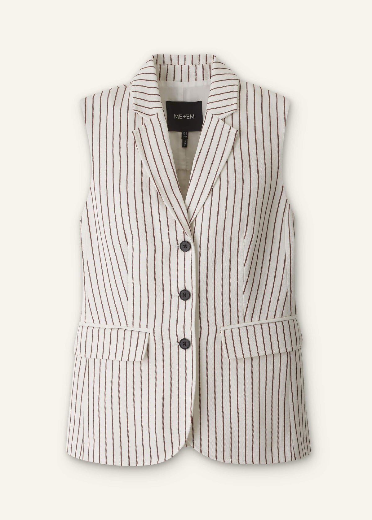 ME+EM Ivory Slim Vest
