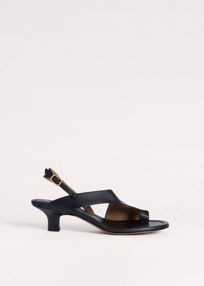 ME+EM Black Asymmetric Heel