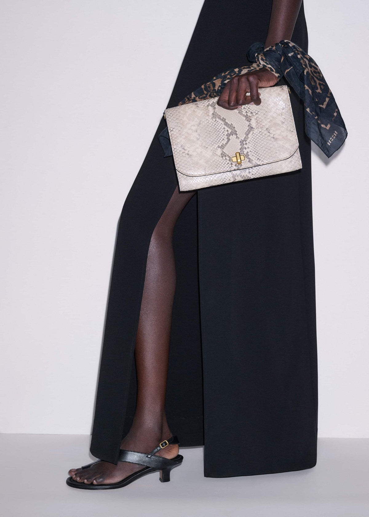 ME+EM Black Asymmetric Heel