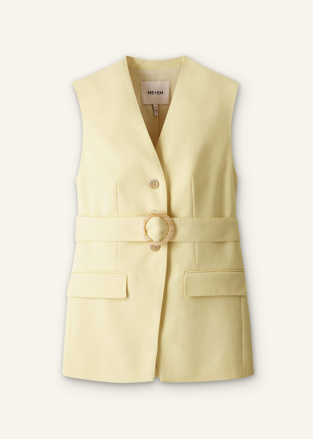 ME+EM Yellow Longline Vest