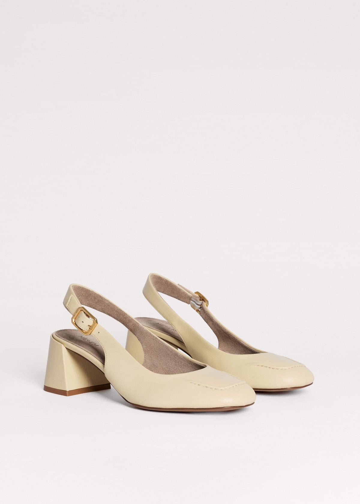 ME+EM Cream Occasion Slingback Heel