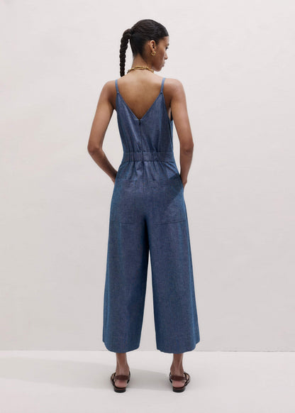 ME+EM Blue 2-in-1 Jumpsuit