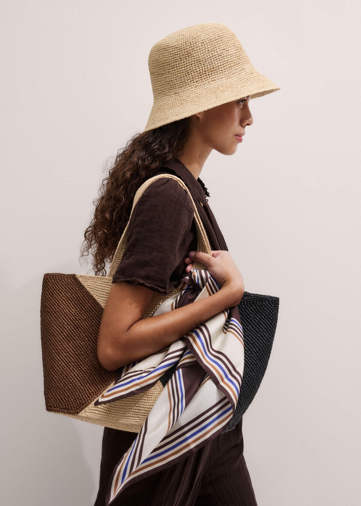 ME+EM Raffia Hat