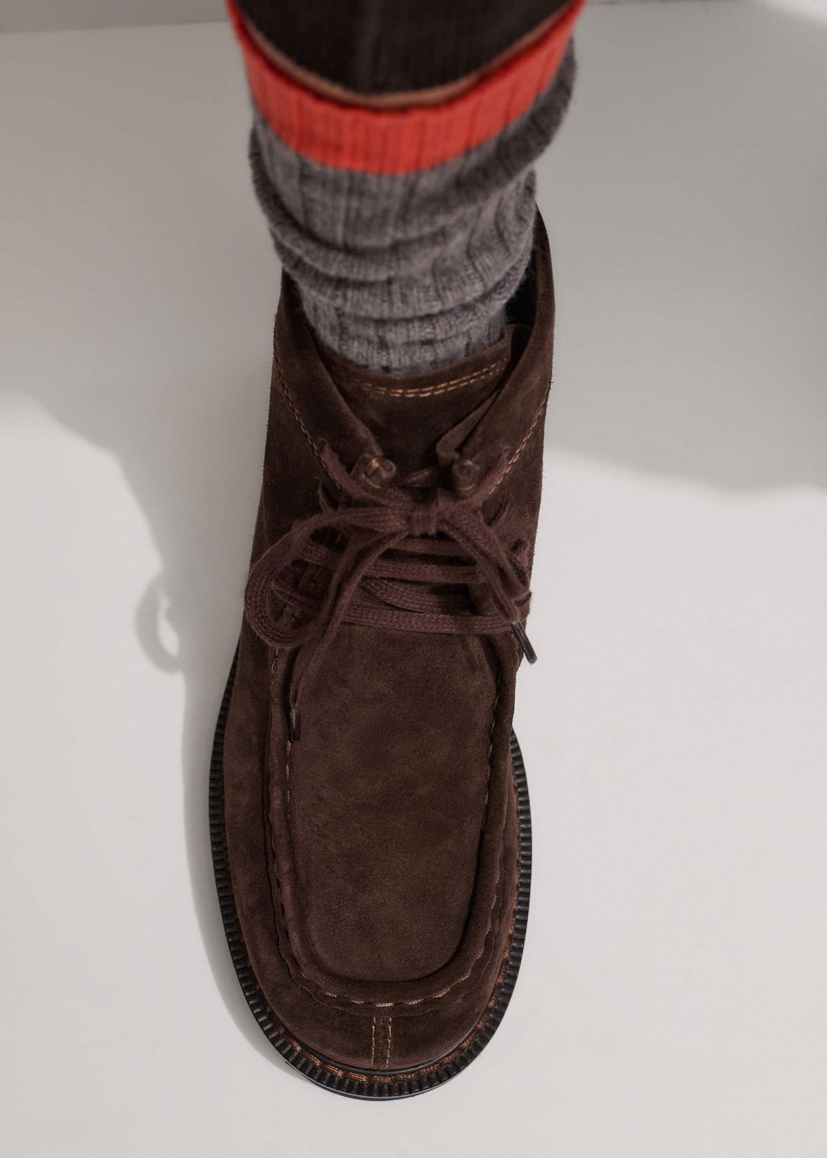 ME+EM Brown Boot Sock