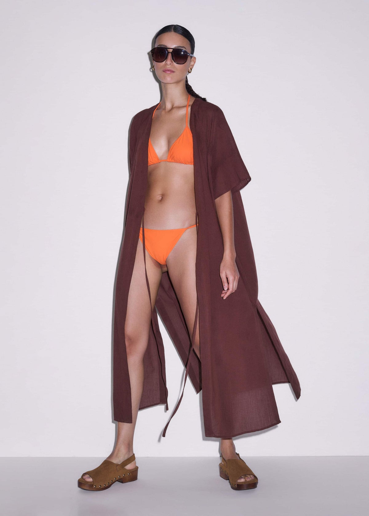 ME+EM Orange Side Tie Bikini Bottom