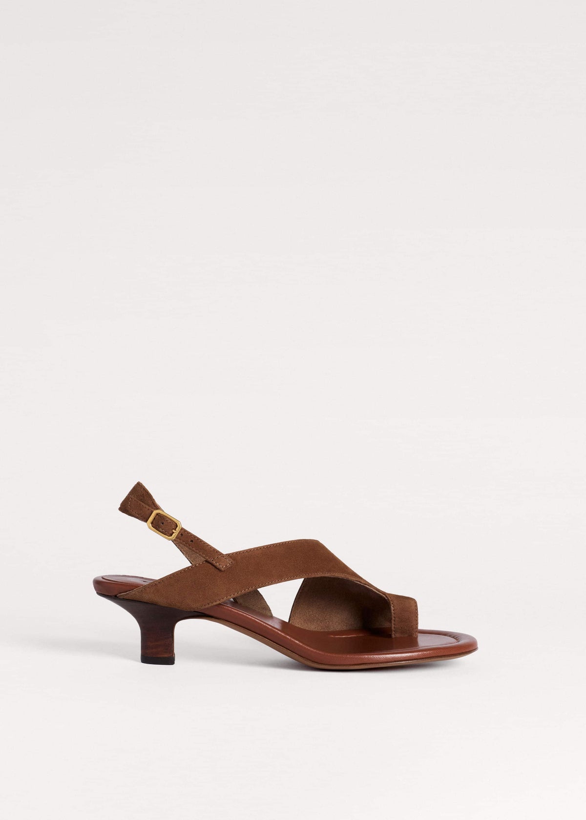 ME+EM Brown Asymmetric Heel