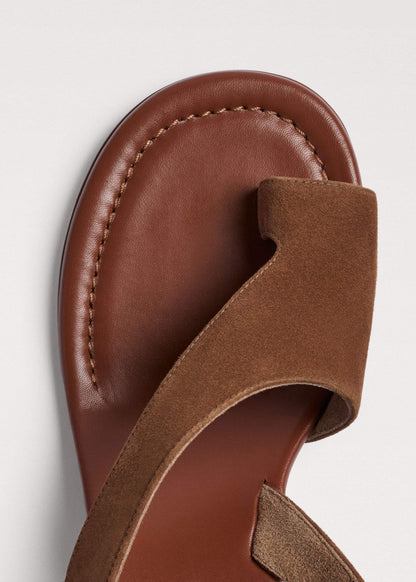 ME+EM Brown Asymmetric Heel