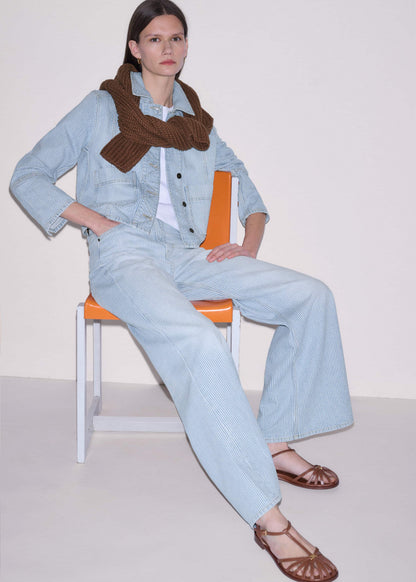 ME+EM Brown Caged T-Bar Sandal