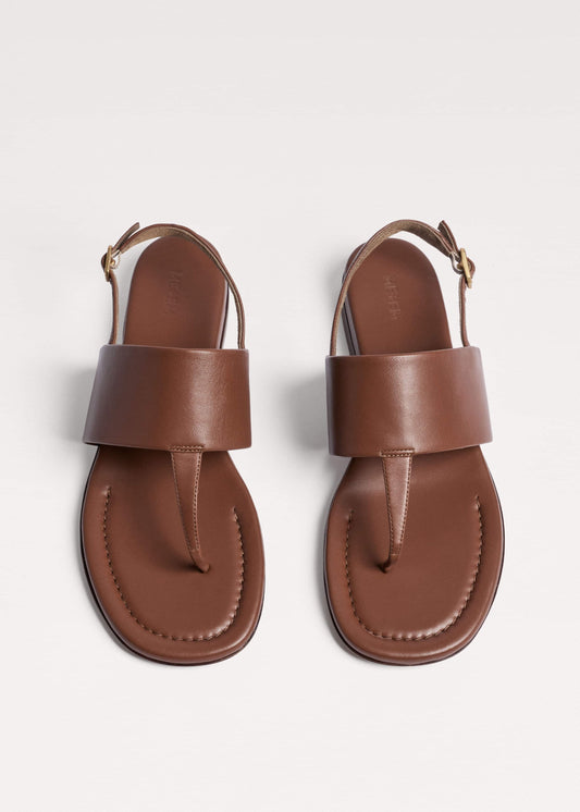 ME+EM Brown Minimal Sandal