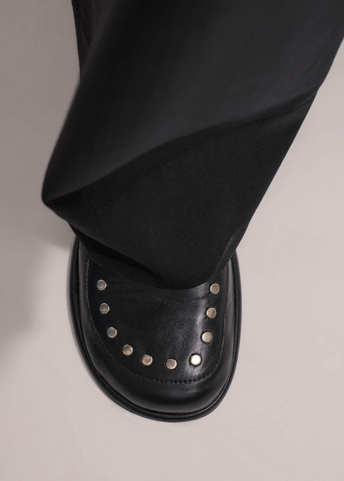 ME+EM Black Stud Travel Loafer