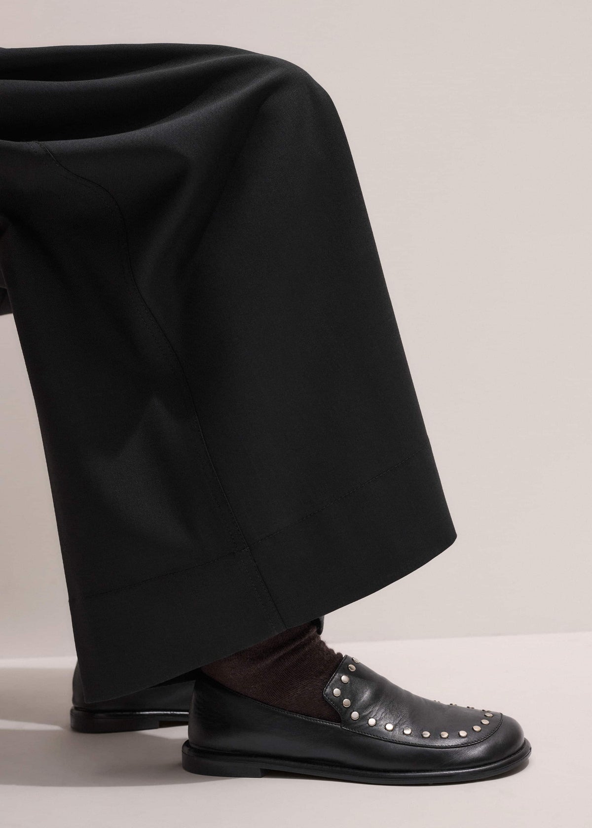 ME+EM Black Stud Travel Loafer