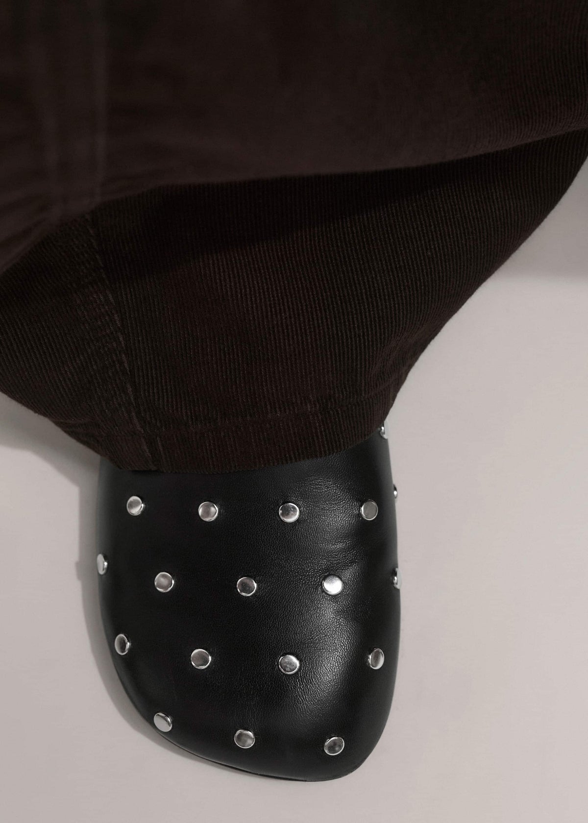 ME+EM Black Studded Slipper