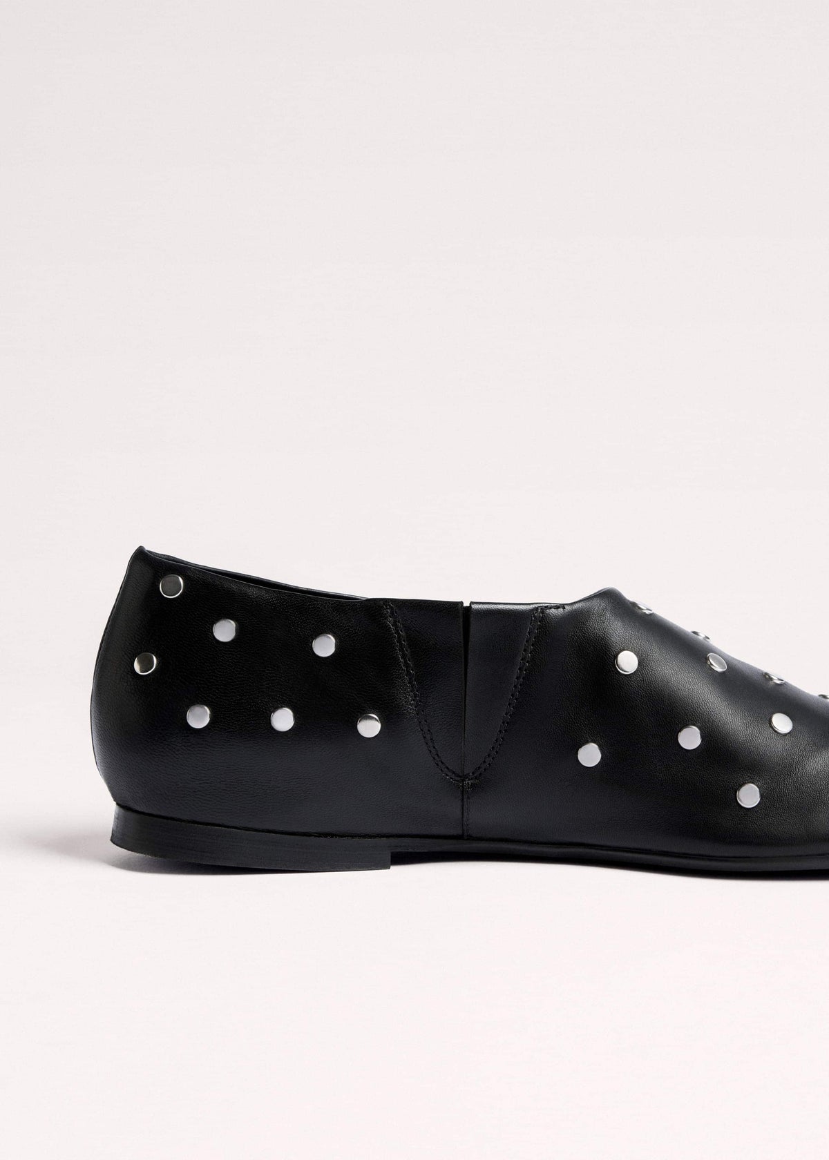 ME+EM Black Studded Slipper
