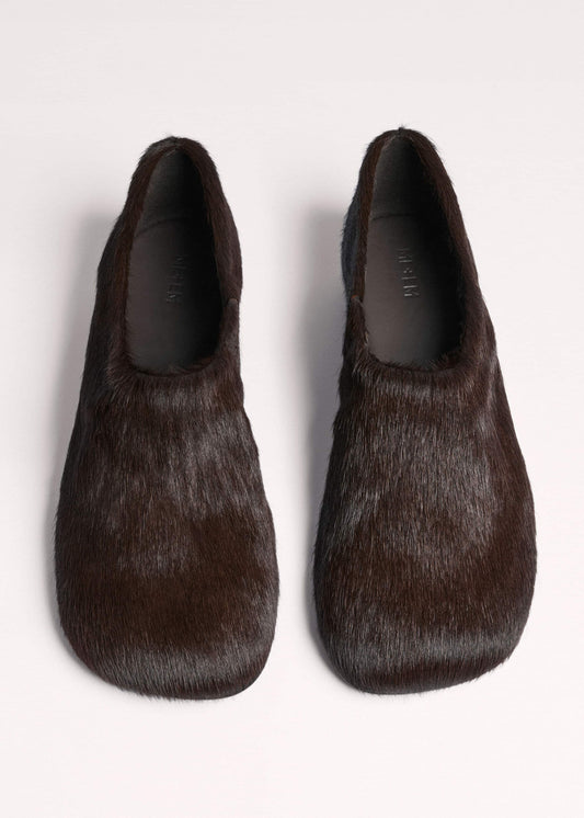 ME+EM Brown Asymmetric Slipper
