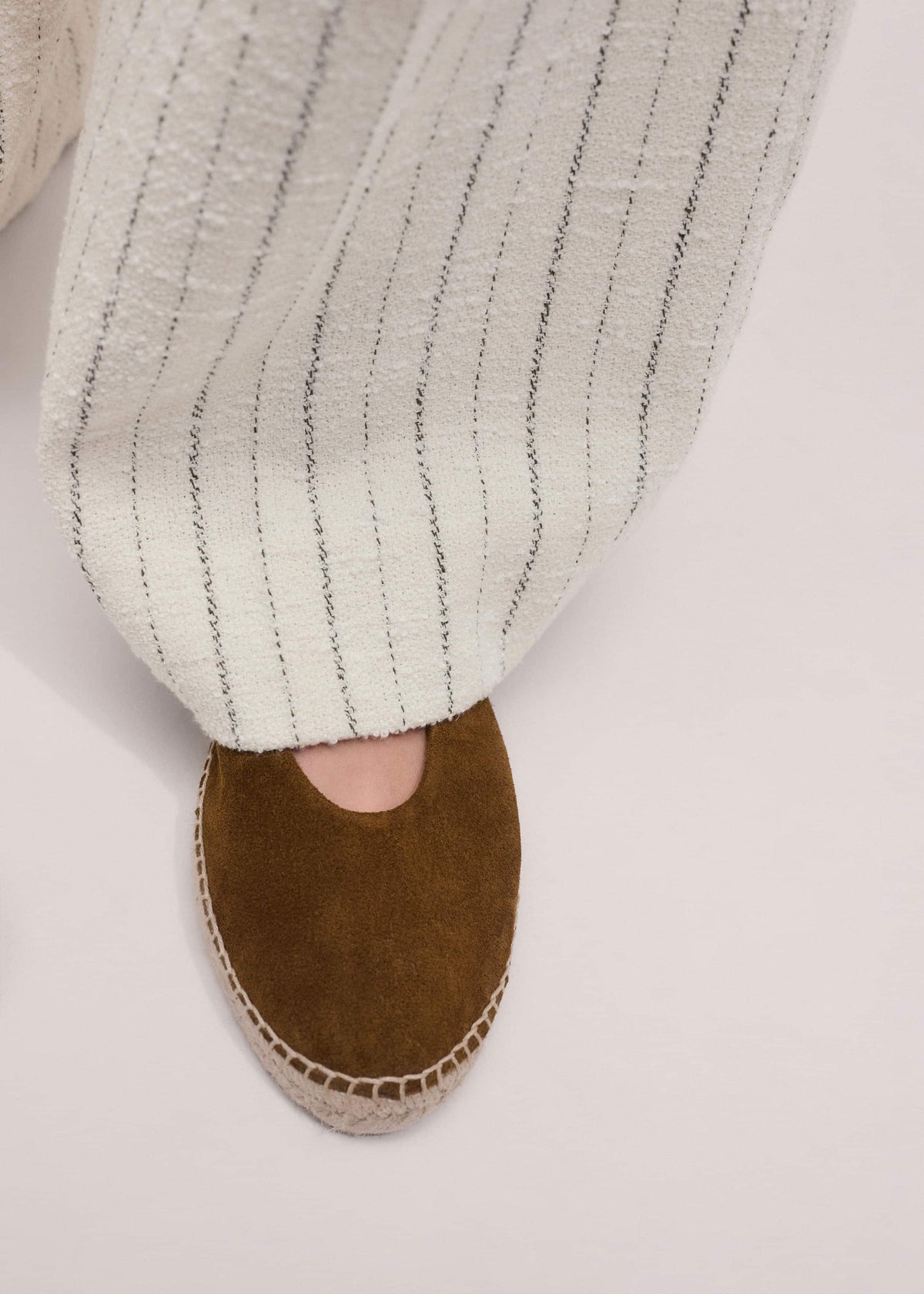 ME+EM Olive Green Espadrille Mary Jane