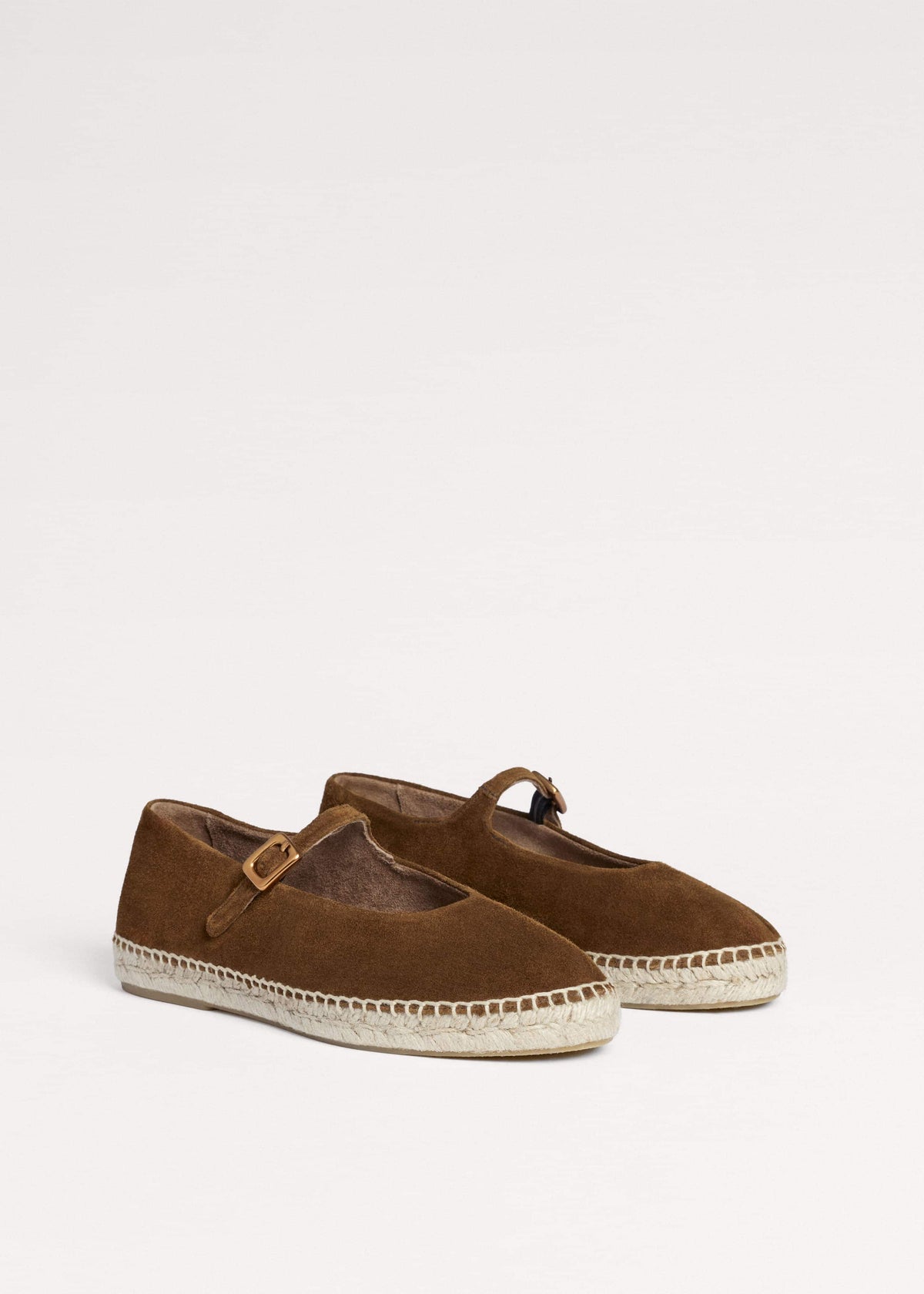 ME+EM Olive Green Espadrille Mary Jane