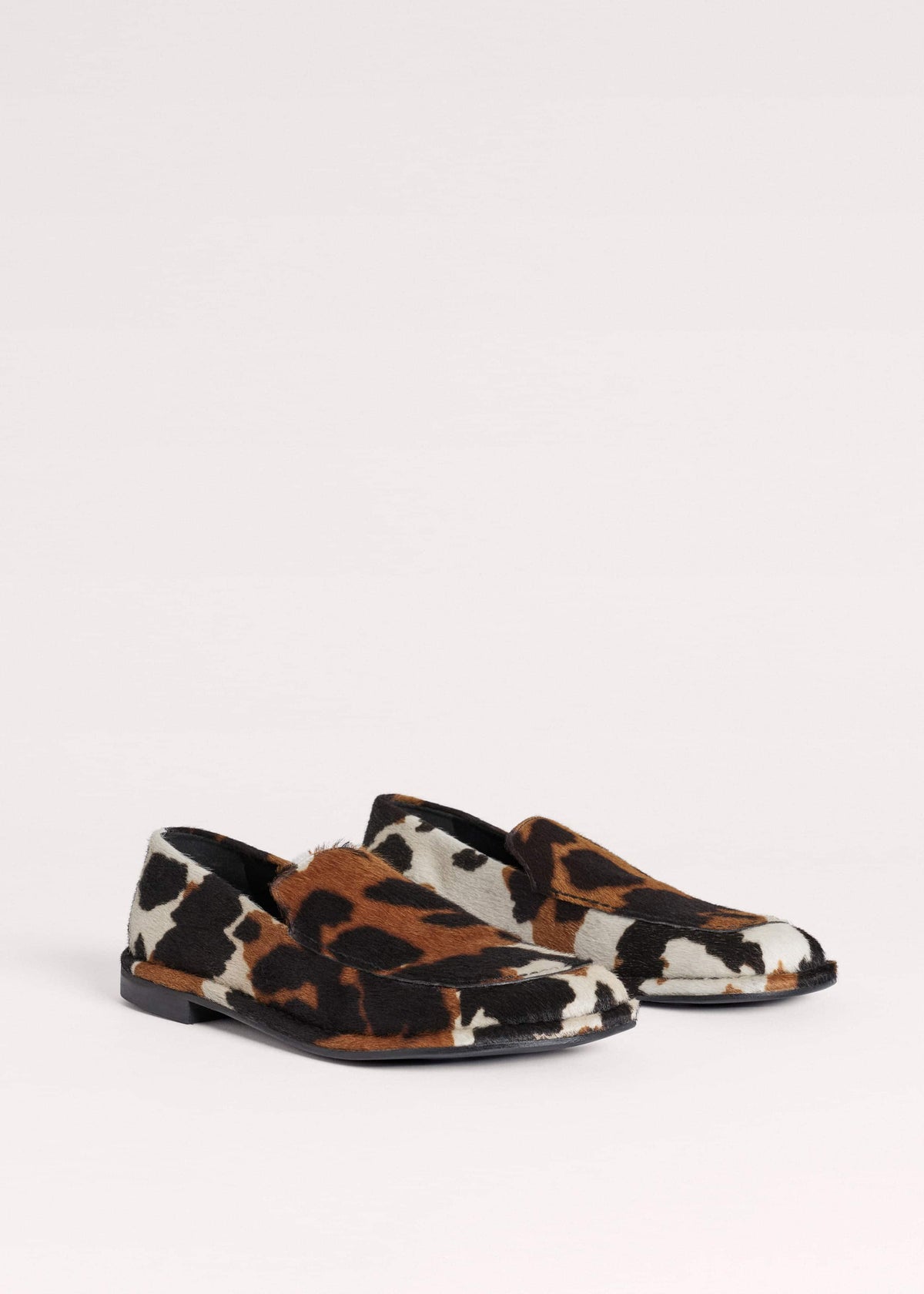 ME+EM Brown Cow Print Travel Loafer