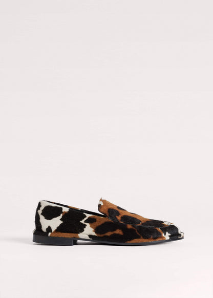 ME+EM Brown Cow Print Travel Loafer