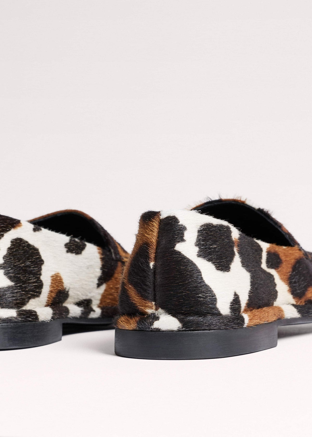 ME+EM Brown Cow Print Travel Loafer