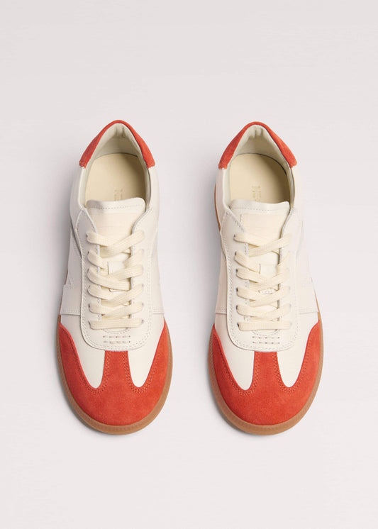 ME+EM White + Orange Retro Trainer