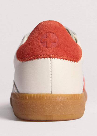 ME+EM White + Orange Retro Trainer