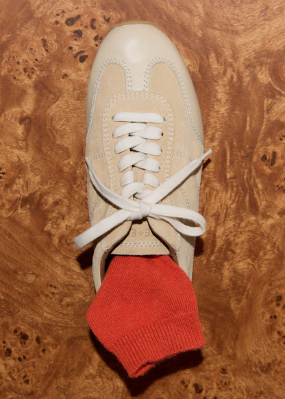 ME+EM Latte Retro Runner Sneaker