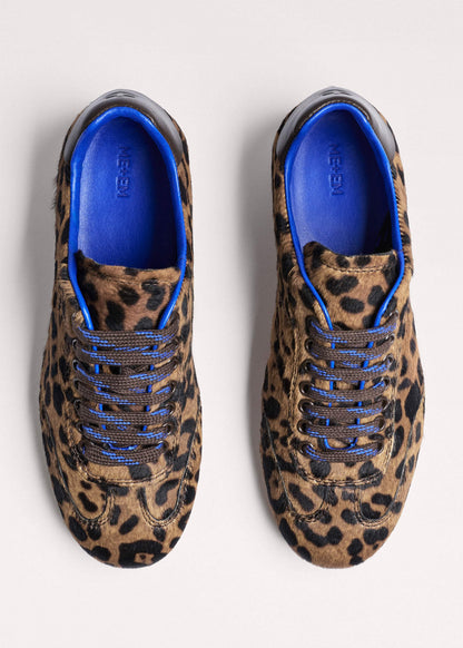 ME+EM Brown Leopard Print Retro Runner