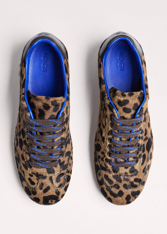 ME+EM Brown Leopard Print Retro Runner